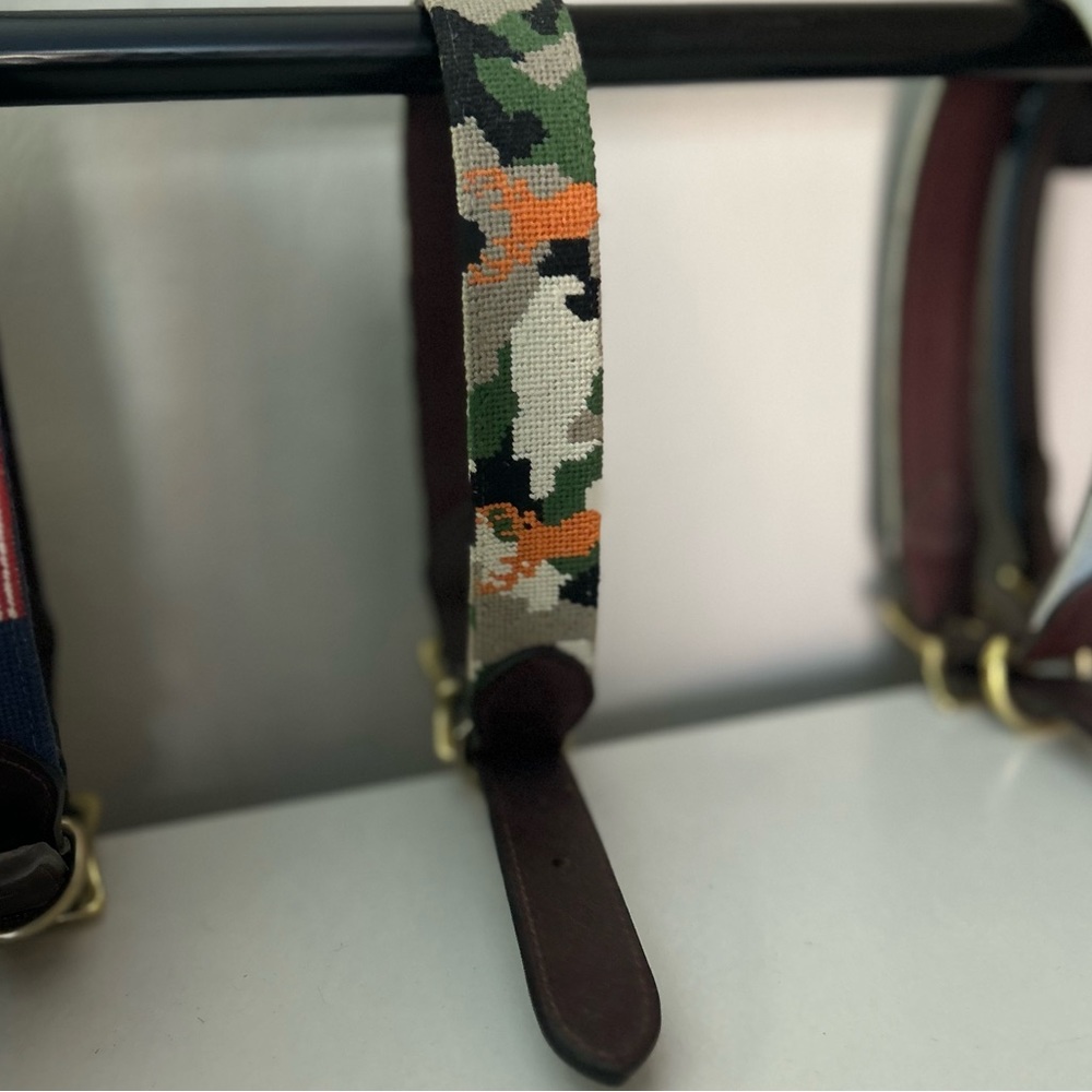 Harding Lane Needlepoint Dog Collar - Camo